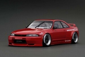 【イグニッションモデル】 1/18 パンデム GT-R (BCNR33) Red [IG3028]★未開封新品！