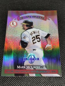 1997 DONRUSS LIMITED EXPPOSURE COUNTERPARTS MARK McGWIRE マーク・マグワイア / ANDRES GALARRAGA ガララーガ