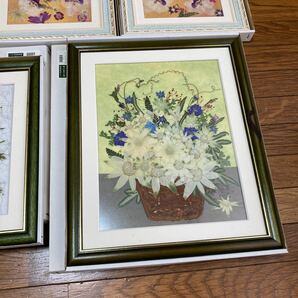 ふしぎな花倶楽部 押し花額 5点セット まとめ売りの画像5