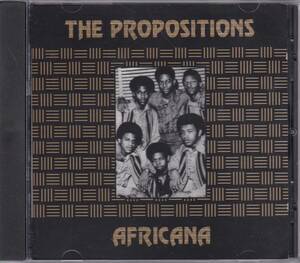 Rare Groove/インストファンク■THE PROPOSITIONS / Africana (1994) 廃盤 Luv N' Haight発!! '73年シングル＋'70s未発表曲集!! Meters