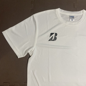 BRIDGESTONE　ブリジストン　Tシャツ　ホワイト　ドライタイプ　Lサイズ　新品・未使用　LIFEMAX製　ブリヂストン