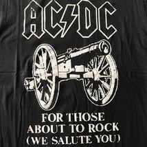 バンドTシャツ エーシーディーシー(AC/DC) w1新品 M_画像2