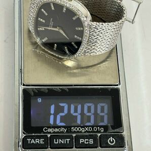 稼働品 PATEK PHILIPPE パテックフィリップ geneve ジュネーブ ダイヤモンド 18KWG 750 ホワイトゴールド 手巻き 腕時計 124.99gの画像10