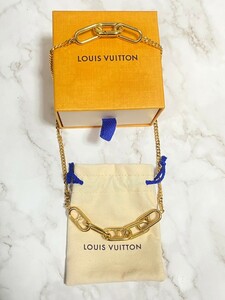 LOUIS VUITTON Louis Vuitton колье kolie soft signature цепь M00324 [a146684]