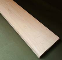 メープル 【即決】◆ 無垢板 プレナー加工品 楽器材 看板板 小物 銘木 DIY ◆（398）_画像3