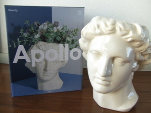 新品/定価\5,940円☆DOIYドーイ☆花瓶フラワーベース アポロFlower Vase Apollo　ギリシャ神話アポロン彫刻デッサン植木鉢us北欧アート中世