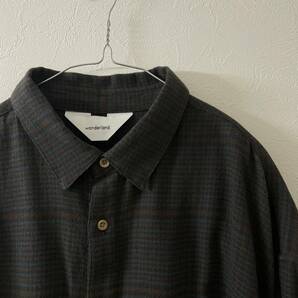 wonderland Muddy check shirts／チェックシャツ Size 1の画像3