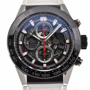 タグホイヤー TAG HEUER CAR2A1Z.FT6044 カレラ キャリバーホイヤー01 クロノグラフ 自動巻き メンズ 美品 箱・保証書付き G#128189