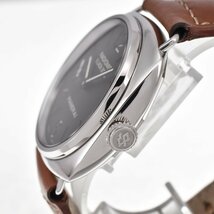 ベルト訳あり パネライ PANERAI PAM00183 ラジオミール ブラックシール 手巻き メンズ 箱・保証書付き I#128460_画像3