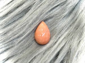 1円~☆桃色珊瑚 サンゴ ルース 裸石 CORAL コーラル 約1.7ｇ 約8.5ct ジュエリー パーツ★(管196185-G/360/60)同梱不可/自己紹介文必読