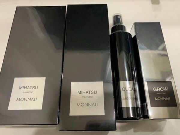 新品　MONNALI MIHATSU 4点セット　ブラックシリーズ