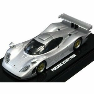 ＜新品・未開封＞　京商　ポルシェ 911GT1 1998　シルバー　1/64サイズ