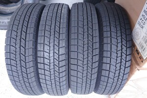 ★新品同様 155/80R13 ダンロップ WINTERMAXX WM03 4本セット 2022年製 DUNLOP ウインターマックス パッソ ブーン ヴィッツ