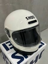 SHOEI GLAMSTER サイズ L 美品 ヘルメット オフ ホワイト ショウエイ グラムスター keeperコーティング施工 内装は 新品 未使用品 に 交換_画像1