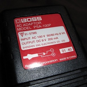 Boss ボス PSA-100P 9V センターマイナス 純正 電源アダプター ACアダプター 中古 動作品 送料一律520円 同梱可の画像1