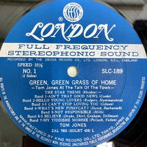 【1968年London Record盤】Live At The Talk Of The Town ライブ盤 / Tom Jones トム・ジョーンズ 【LP アナログ レコード 】_画像3