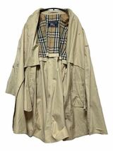 ③【英国製】BURBERRY　トレンチコート　ベージュ　10REGサイズ　ノバチェック柄ライナー_画像2