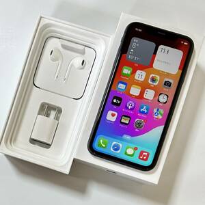 Apple SIMフリー iPhone 11 ブラック 64GB MWLT2J/A iOS17.2.1 アクティベーションロック解除済