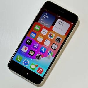 Apple SIMフリー iPhone SE (第3世代) スターライト 64GB MMYD32J/A iOS17.2.1 アクティベーションロック解除済