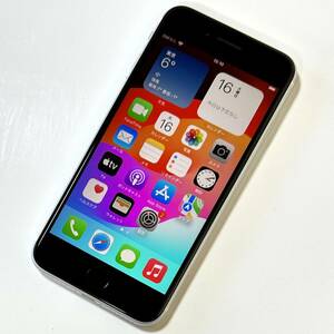 SIMフリー iPhone SE (第2世代) ホワイト 64GB MX9T2J/A バッテリー最大容量88％ アクティベーションロック解除済