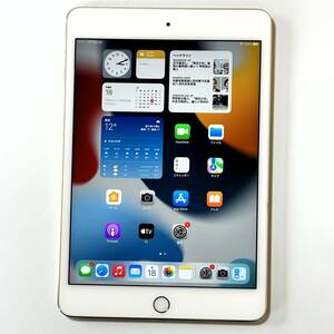 Apple iPad mini 4 ゴールド 128GB MK9Q2J/A Wi-Fiモデル iOS15.8 アクティベーションロック解除済