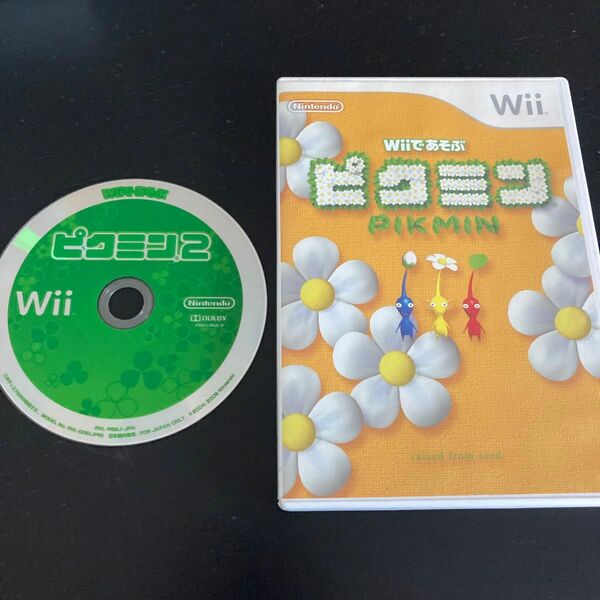 Wii ピクミン 任天堂 ソフト Wiiであそぶピクミン　２枚セット