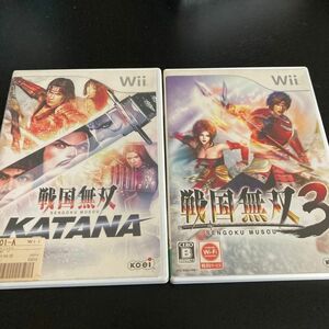 【Wii】 戦国無双 KATANA 戦国無双3 2枚セット