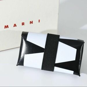 新品未使用 MARNI マルニ 財布 オリガミ コインケース カードケース　黒 BLK