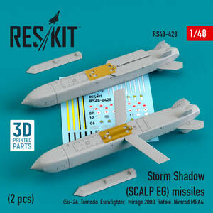 ◆◇RESKIT【RS48-0428】1/48 ストームシャドウ (SCALP EG) 巡航ミサイル(2個入)◇◆