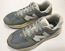 美品!! 定番!! new balance ニューバランス M5740LLG us 7.5 D / 25.5cm 574 57/40_画像2