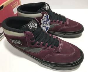 未使用!! VANS バンズ HALF CAB 33DX Brick ハーフキャブ バーガンディ x 黒 28.5cm US 10.5 箱付き style 33 アナハイム ファクトリー