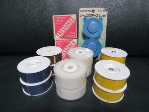 ◆ コットンバーテープ 茶、紺、黄、白 / フジトシ 他 ◆