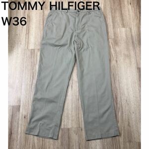 【送料無料】TOMMY HILFIGERチノパンスラックス パンツ　メンズW36 ボトムストミーヒルフィガー大きいビッグサイズ