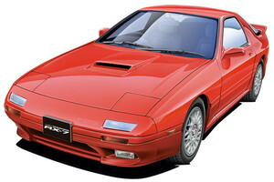 アオシマ プラモデル 1/24 ザ・モデルカー No.064 マツダ FC3S サバンナRX-7 '89　送料無料