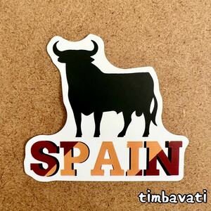 新品【スペイン】 闘牛　ステッカー　2013