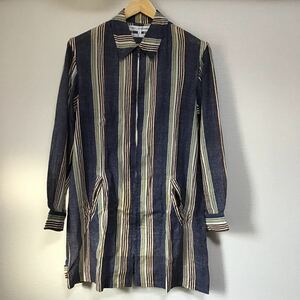 comme des garcons shirt 90s ストライプ　ロング　シャツ　ジャケット　pacckman