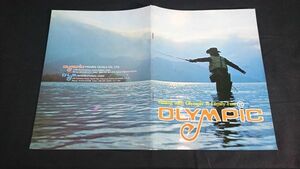 [ Showa Retro abroad (U.S.A) version ][OLYMPIC( Olympic ) all color general catalogue ]1970 period / rod / reel / line / lure publication 