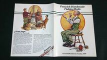 【昭和レトロ 洋書】『fenwick(フェンウィック) Handmade Fishing Rods Woodstreeam カタログ 1979年』/ロッド/ライン/ルアー 掲載_画像1