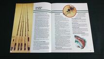 【昭和レトロ 洋書】『fenwick(フェンウィック) Handmade Fishing Rods Woodstreeam カタログ 1979年』/ロッド/ライン/ルアー 掲載_画像3