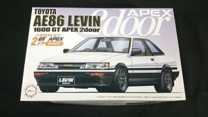 【未使用品 プラモデル】『TOYOTA(トヨタ) AE86 LEVIN 1600 GT APEX 2door(ハチロク レビン 2ドア)後期型』フジミ模型株式会社