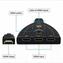 匿名◎２個　HDMI切替器　HDMI分配器　4K セレクター 3入力1出力_画像3
