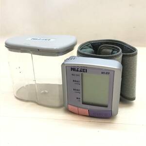 ♪NISSEI ニッセイ WS-820 デジタル血圧計 手首式 測定器 検査 健康器具 健康管理 ジャンク品♪G22376