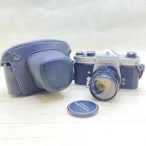 ▲ ASAHI PENTAX SUPER-TAKUMAR 一眼レフフィルムカメラ SPOTMATIC ジャンク品 部品取り 修理 ケース付き ▲ G12481_画像1