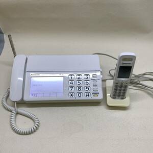 ■Panasonic KX-PD703SL-W 電話機 子機 KX-FKD603-W パナソニック FAX おたっくす 通電のみ確認済■G41362