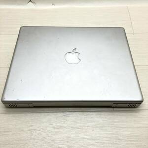 △ Apple アップル Power Book G4 A1104 動作未確認 ノートパソコン部品取り 修理目的 ジャンク品 △Ｒ72198