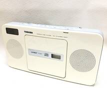 ★TOSHIBA 東芝 CD ラジオ TY-CR-22 FM AM 音楽 音楽機器 電化製品 家電 オーディオ機器 一部動作確認済み 現状品★R00946_画像1