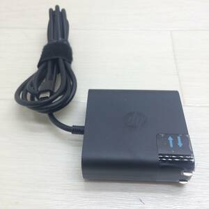 ☆通電確認 HP TPN-AA03 USB Type-C 1.7A 20V 65W 電源 ACアダプター ノートPC ノートパソコン 周辺機器 一部被覆破れ 現状品 ☆K80687