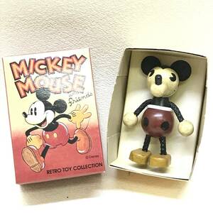 # ヤングエポック MICKEY MOUSE ミッキーマウス 木製 フィギュア ディズニー ミッキー キャラクター レトロ 中古品 #C31983