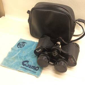 ☆Cosmo コスモ BINOCULARS 双眼鏡 No.37154 8x30 Field 131m/1000m 日本製 観戦 学習観察用 光学機器 ケース付き ジャンク 現状品☆C80751