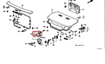 ホンダ ビート (HONDA BEAT) PP1 スナップ トランクロック 90856-SK8-003 未使用品 ジャンク品 個人出品【管理No.553】_画像4